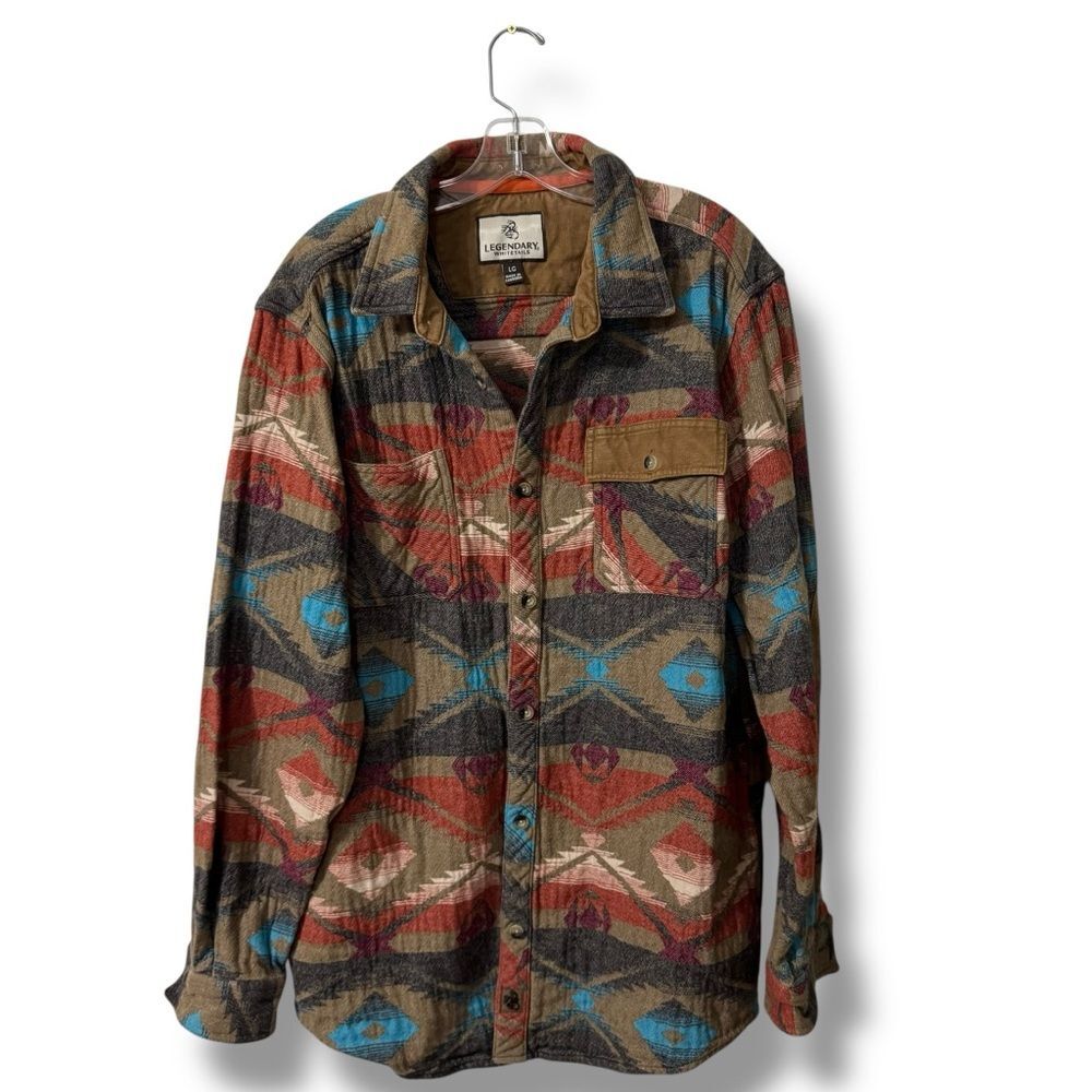 Legendary Whitetails Harbor Heavyweight Flannel Shacket L